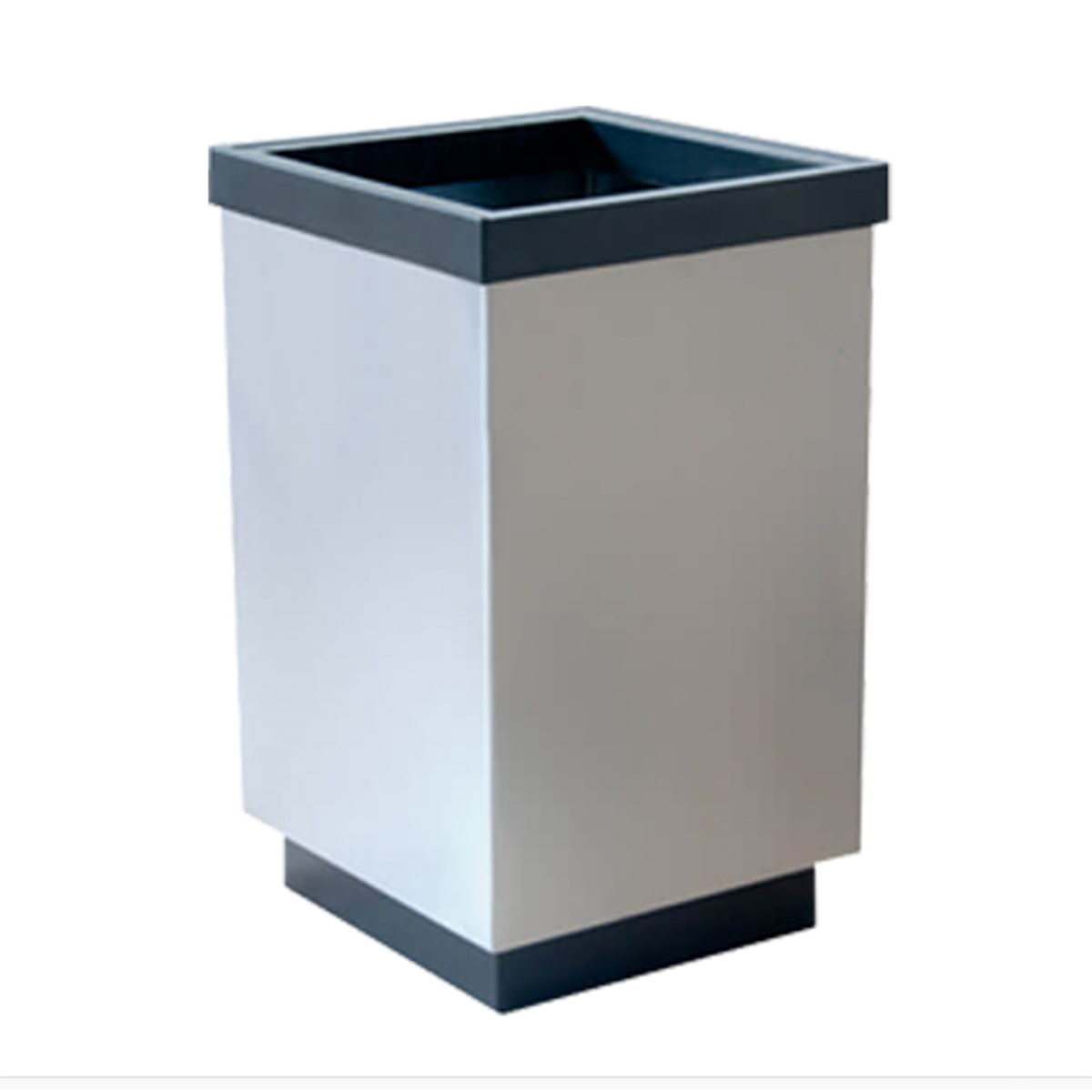 Bote de Basura Cubo Grande con Aro de Acero Inoxidable – 98 Litros