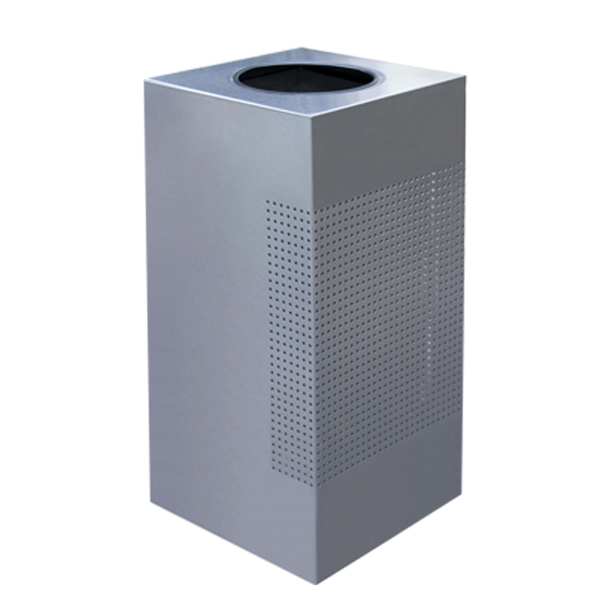 Bote de Basura Cubo con Tapa Aro y Cuerpo Perforado – 114 Litros