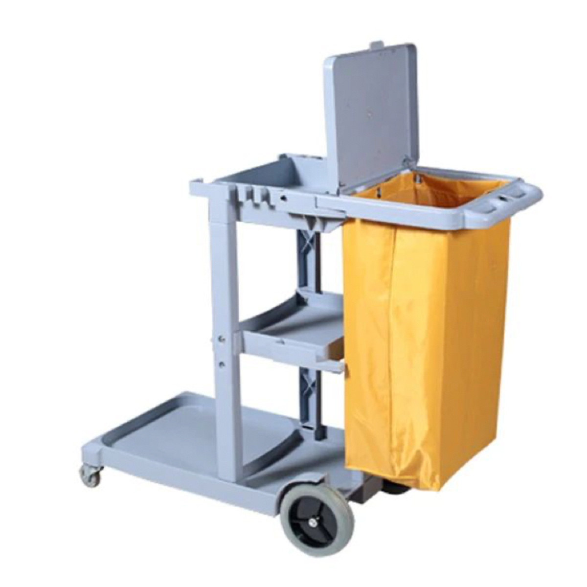 Carro Conserje Heavy Duty con Tapa y Bolsa de Lona