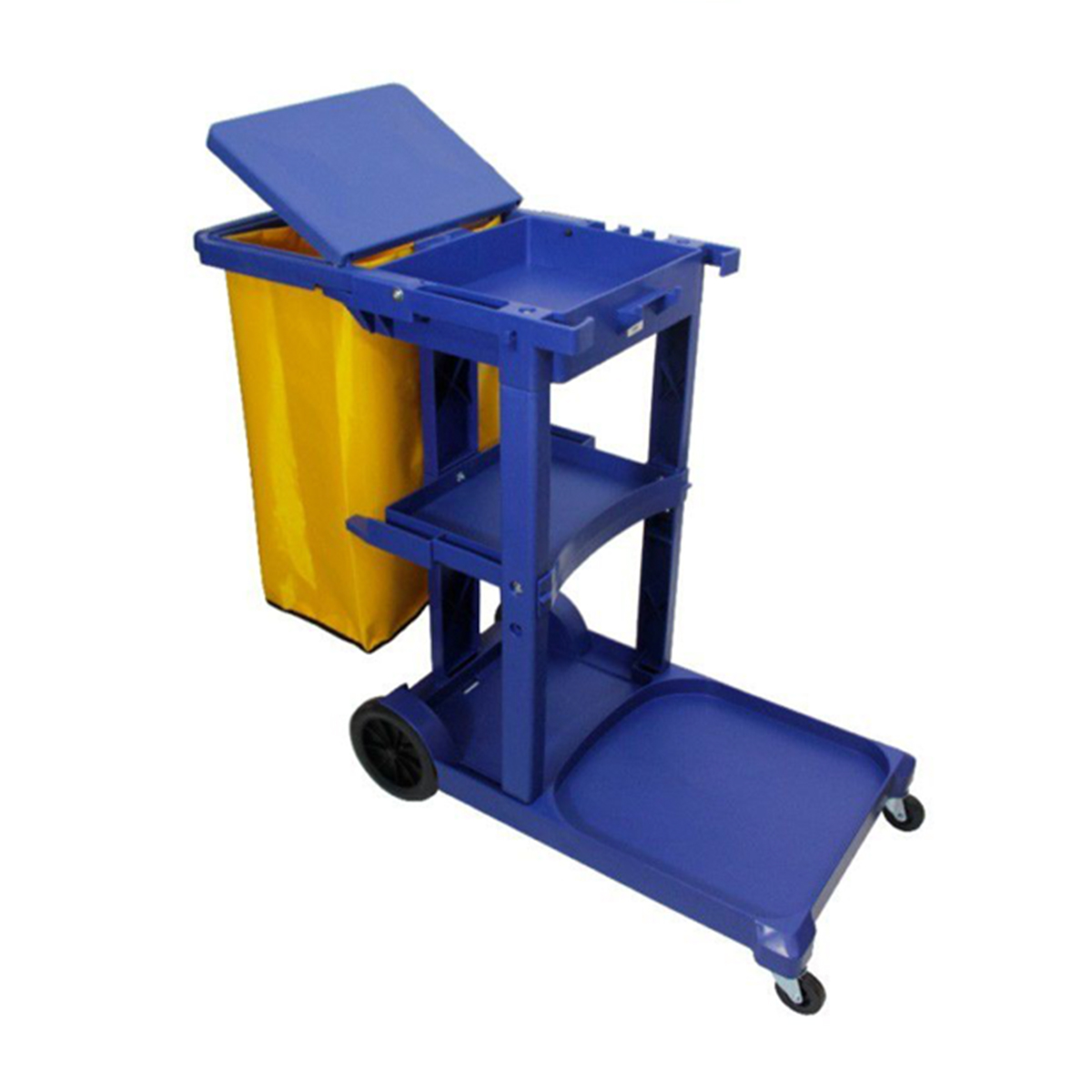 Carro Conserje Heavy Duty con Tapa y Bolsa de Lona