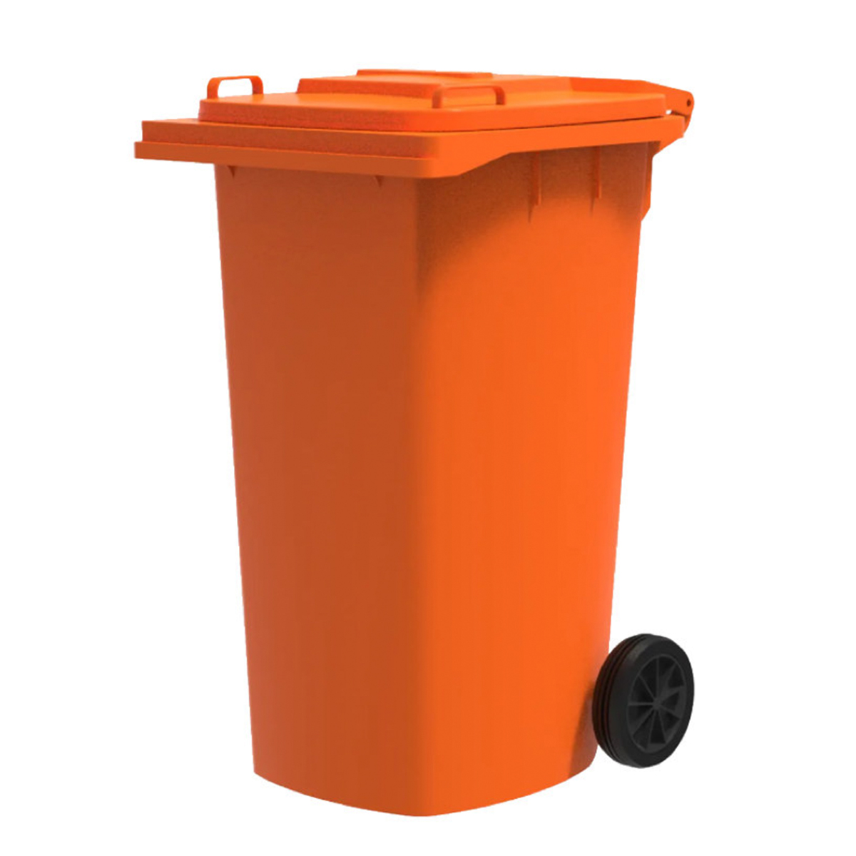 BOTE DE BASURA NARANJA  VIC 240 HD