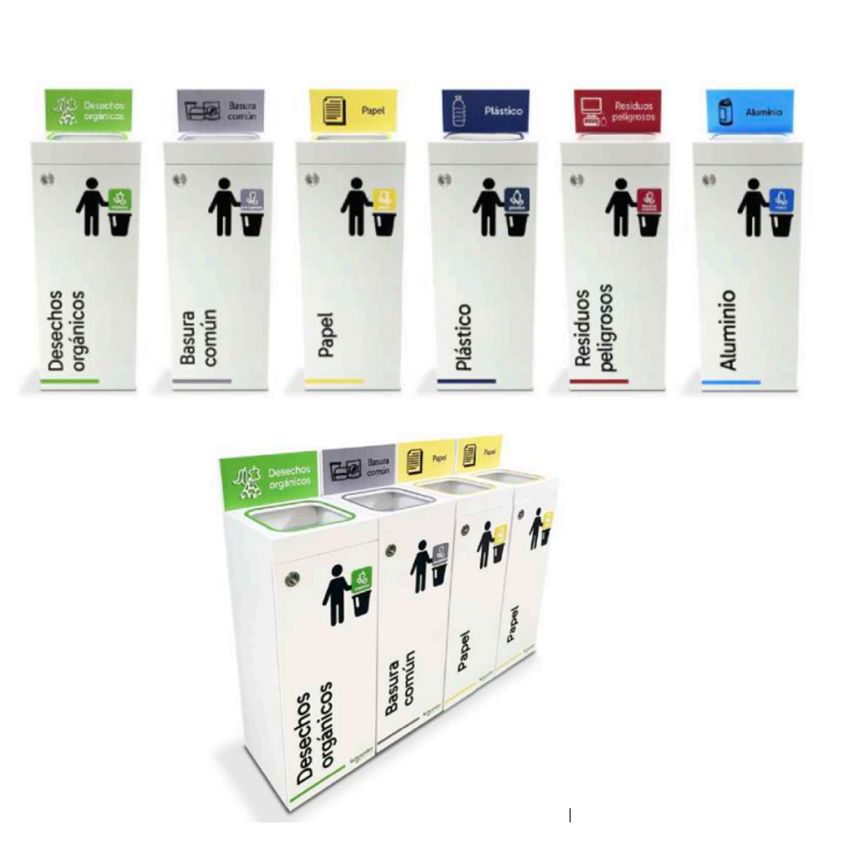 Estación de Reciclaje Ecológica de Madera para Oficinas e Instituciones