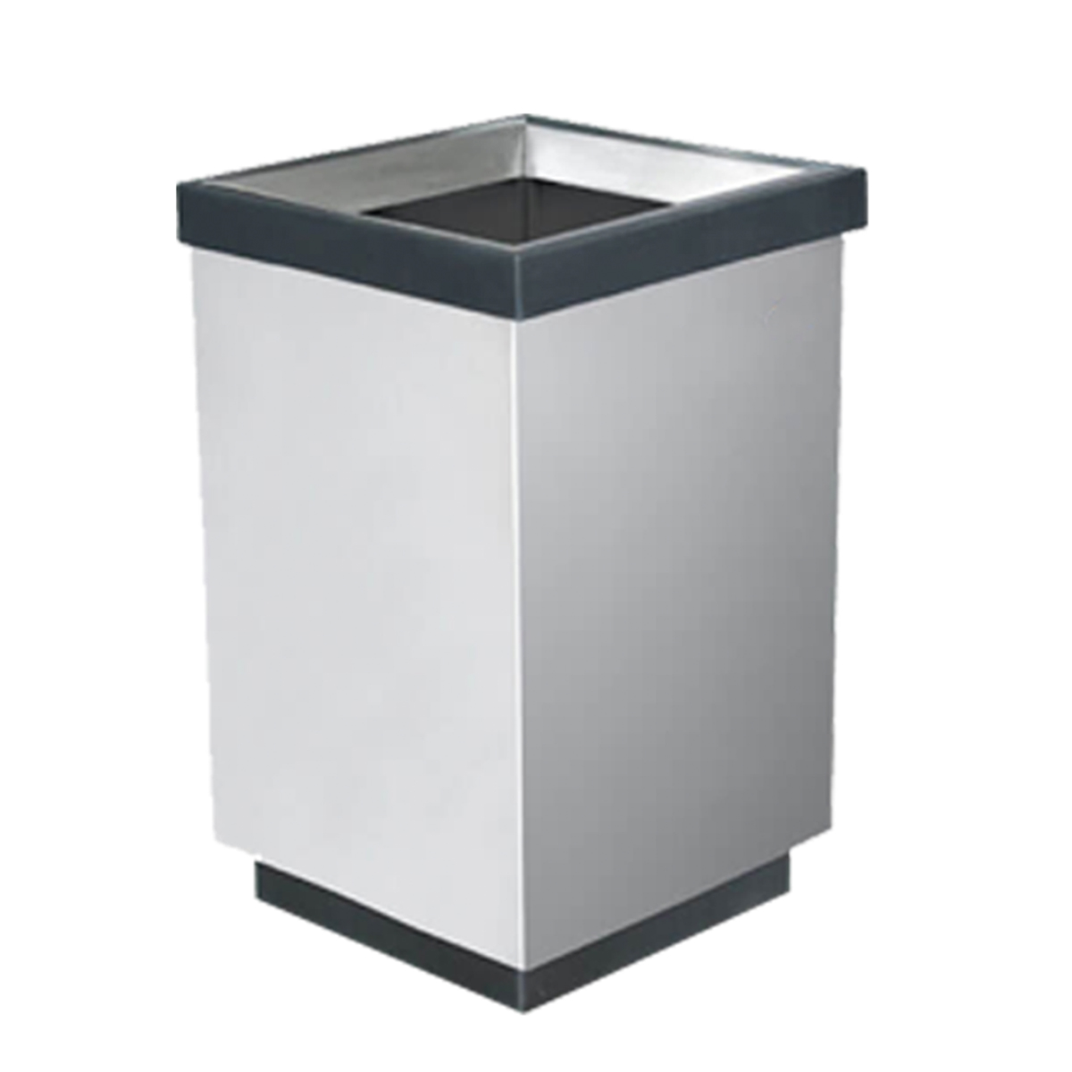 Bote de Basura Cubo Grande Cónico de Acero Inoxidable – 98 Litros