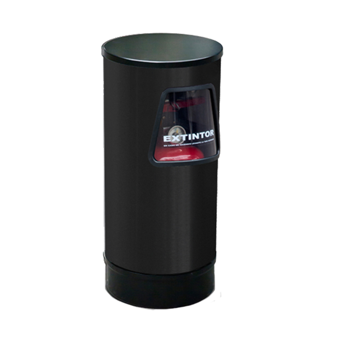 Contenedor Cilíndrico C Grande para Extintor – Acero Inoxidable (12 lb CO₂)