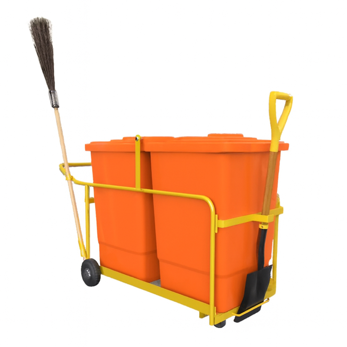 BARRENDERO – CARRO RECOLECTOR DE BASURA DE PLASTICO PARA LIMPIEZA URBANA .