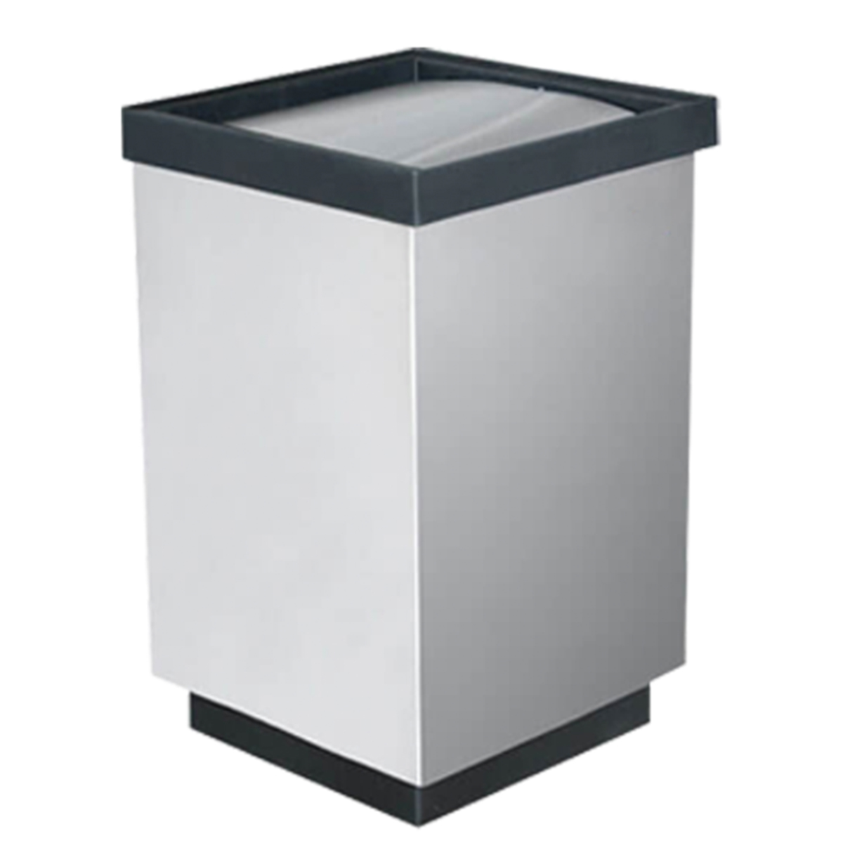 Bote de Basura Cubo Grande con Tapa Balancín de Acero Inoxidable – 98 Litros