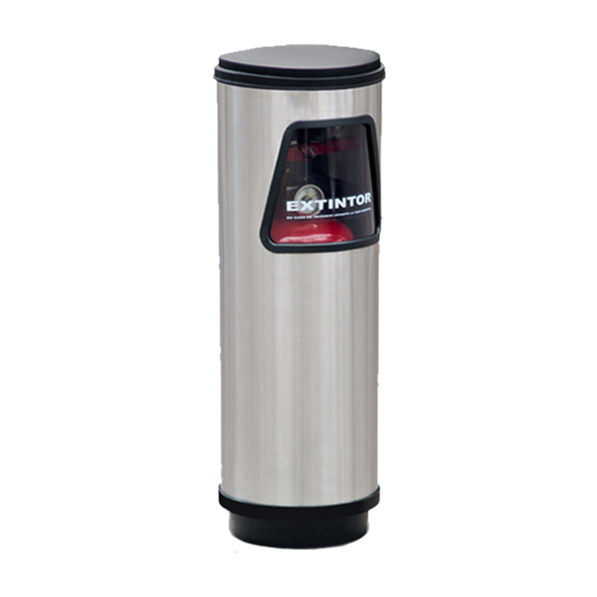 Contenedor Cilíndrico C para Extintor CO₂ – Acero Inoxidable (Hasta 9 kg)