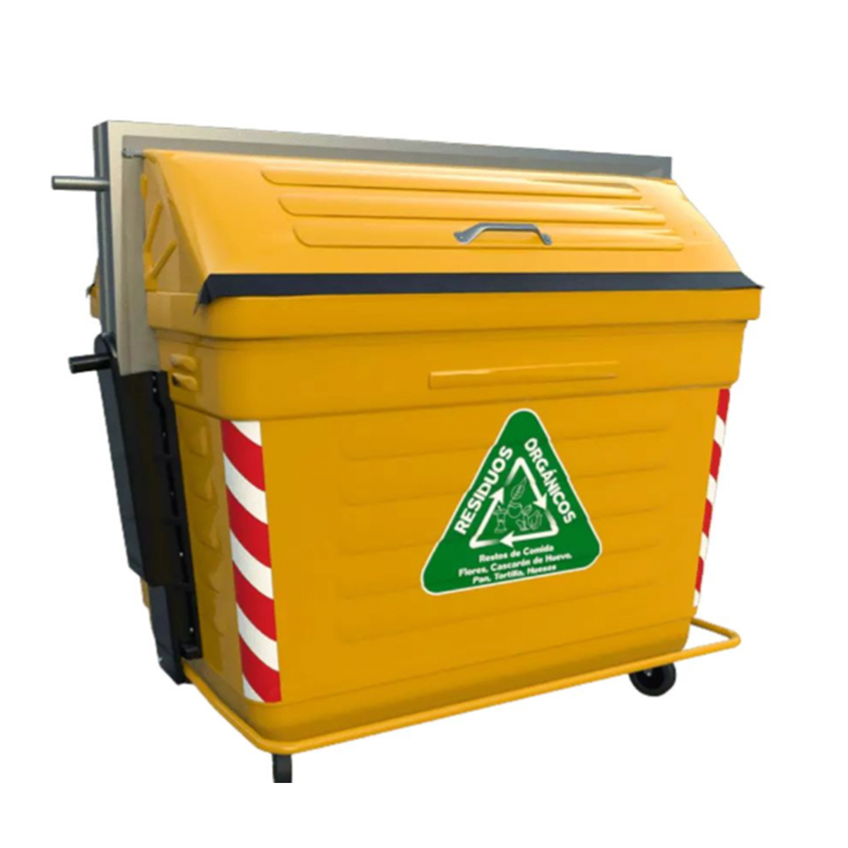 CONTENEDOR DE BASURA METALICO INDUSTRIAL