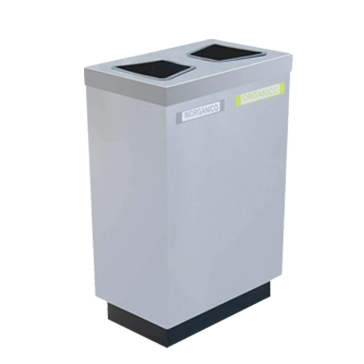 Basurero Cubo Grande con Aro para Reciclaje – Acero Inoxidable | 120 Litros