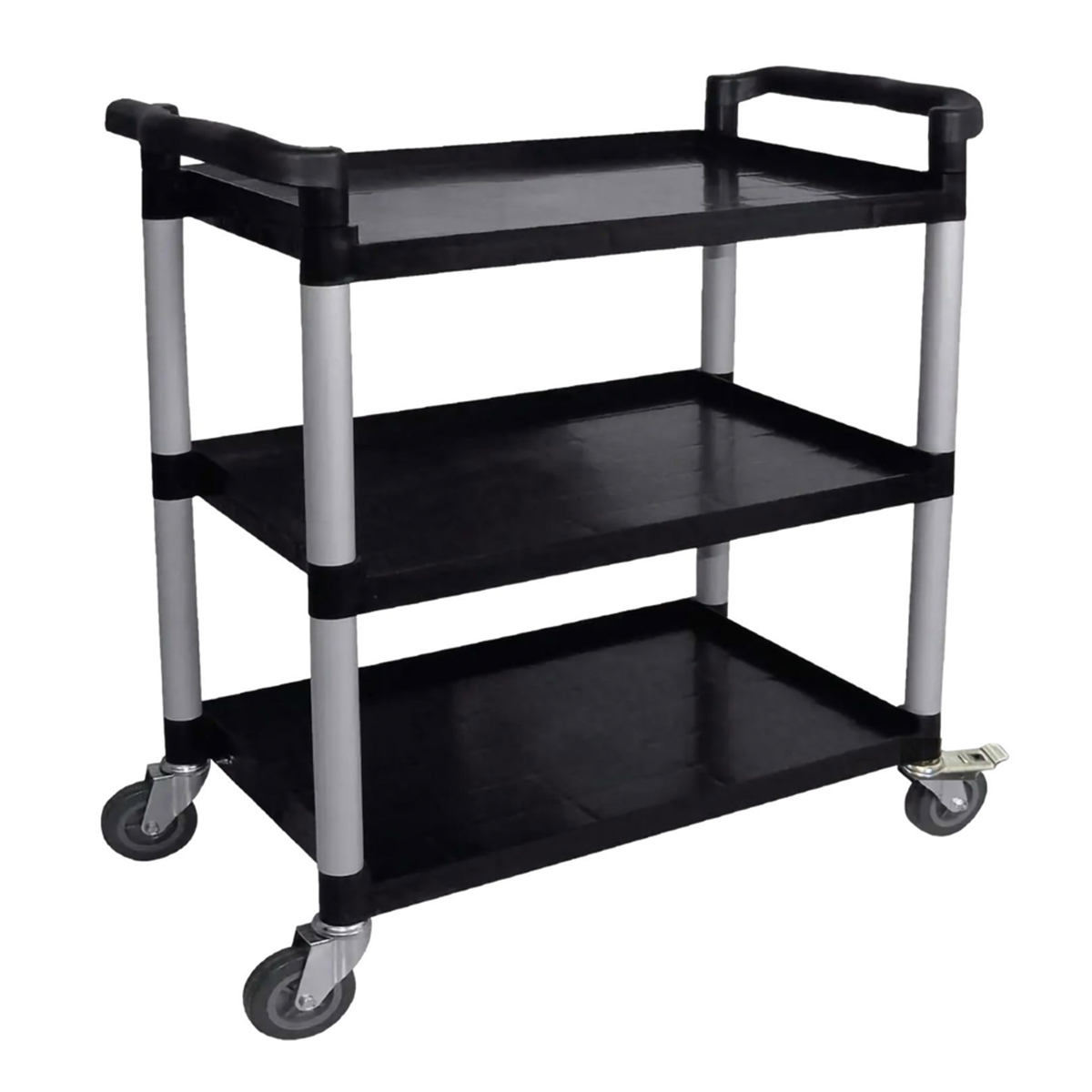 Carro de Servicio de 3 Niveles para Hoteles y Restaurantes