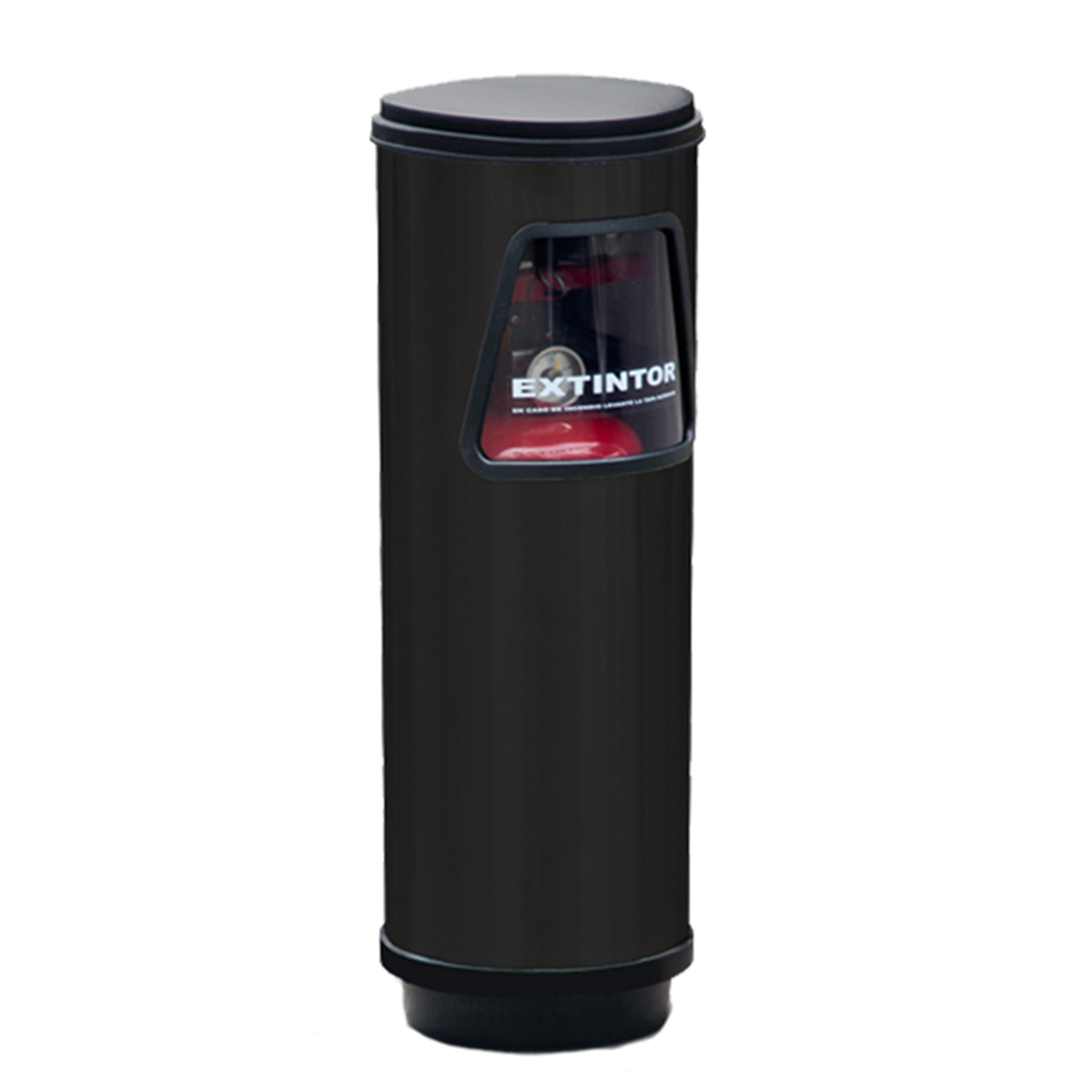 Contenedor Cilíndrico C para Extintor CO₂ – Acero Inoxidable (Hasta 9 kg)