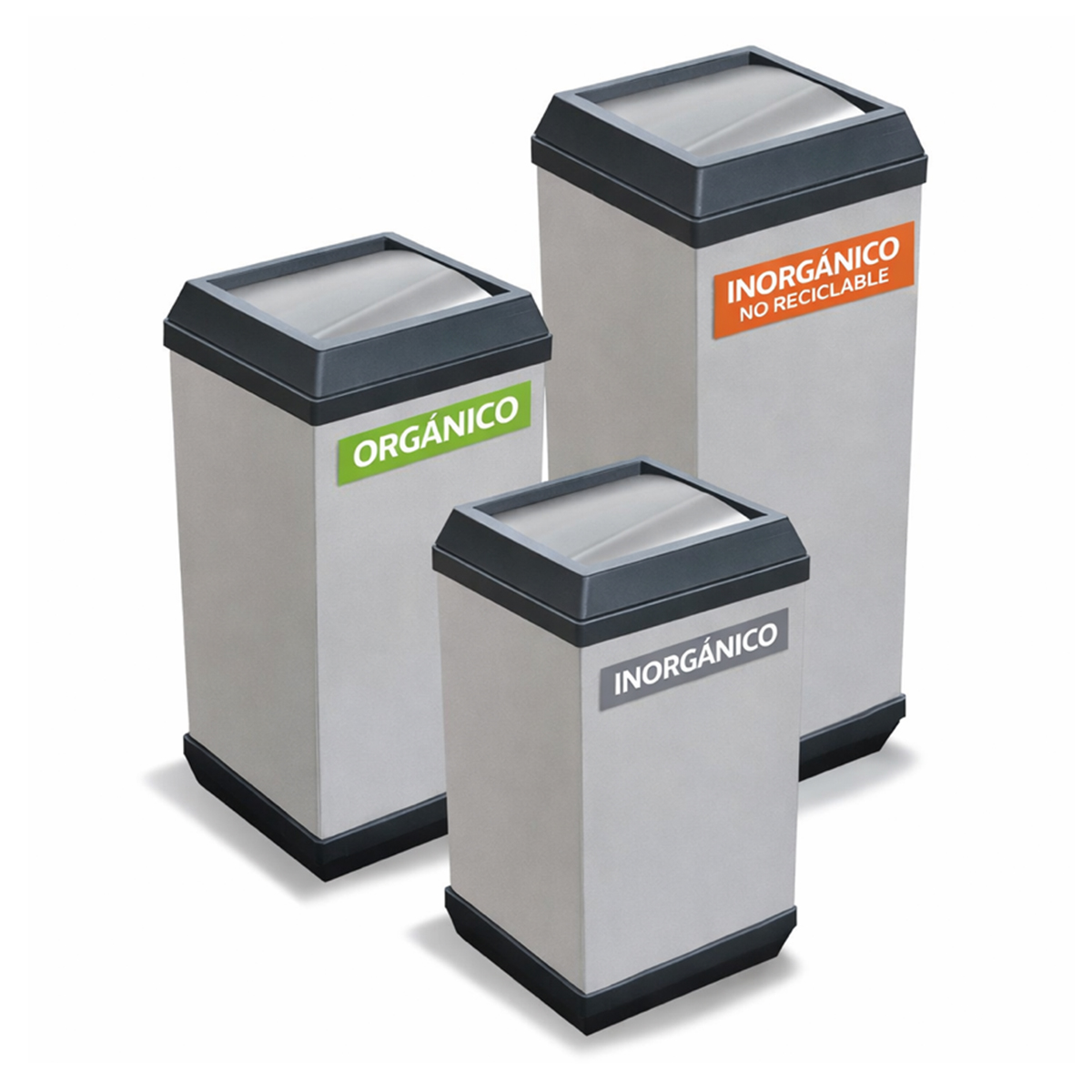 Bote de Basura Cubo con Tapa Balancín – Acero Inoxidable | 26, 33 y 47 Litros