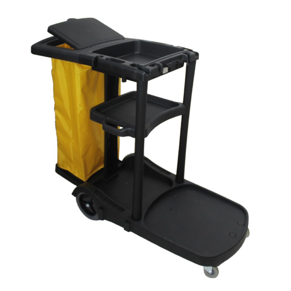 Carro Conserje XL Heavy Duty con Tapa y Bolsa de Lona