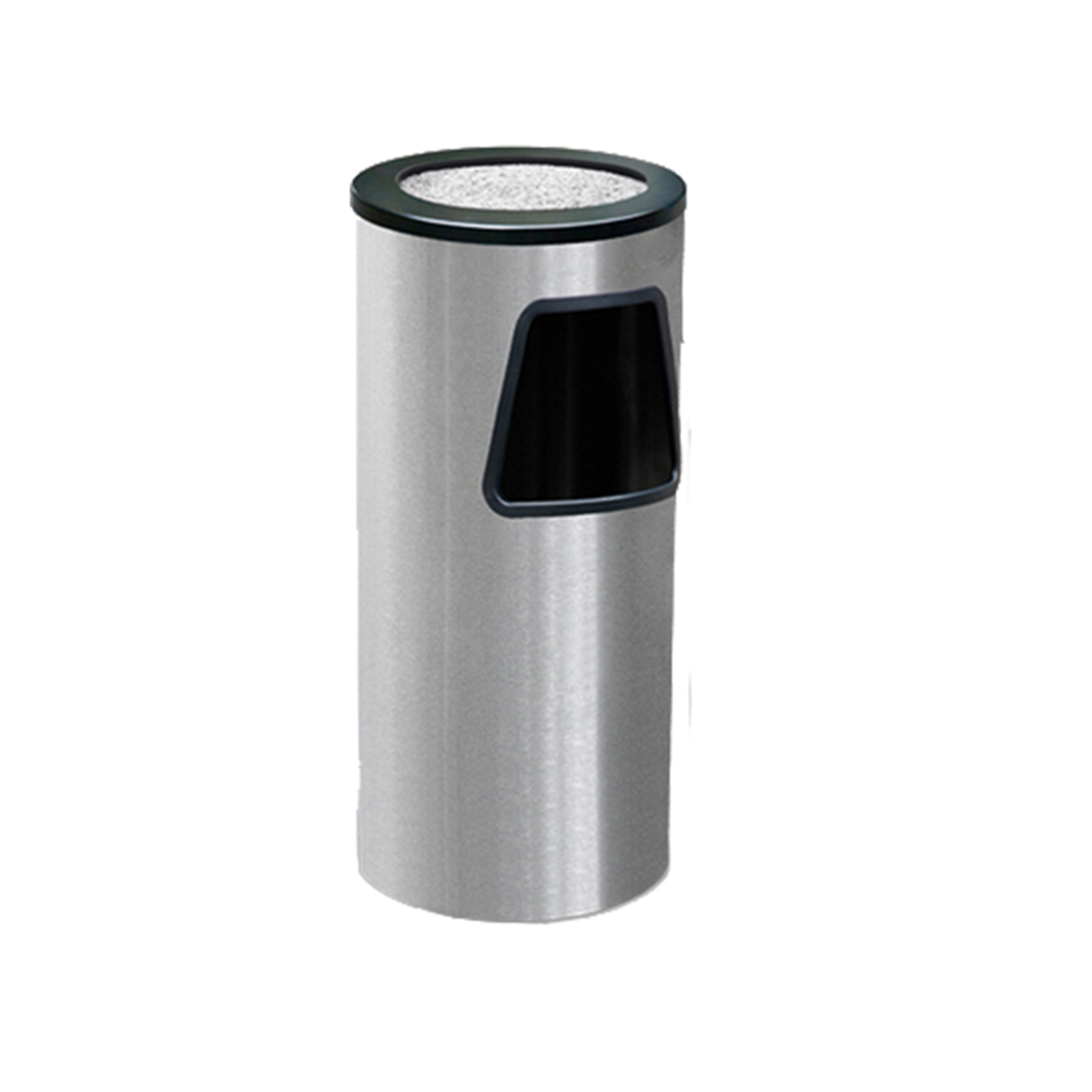 Cenicero Papelero Compacto de Acero Inoxidable – 27 Litros