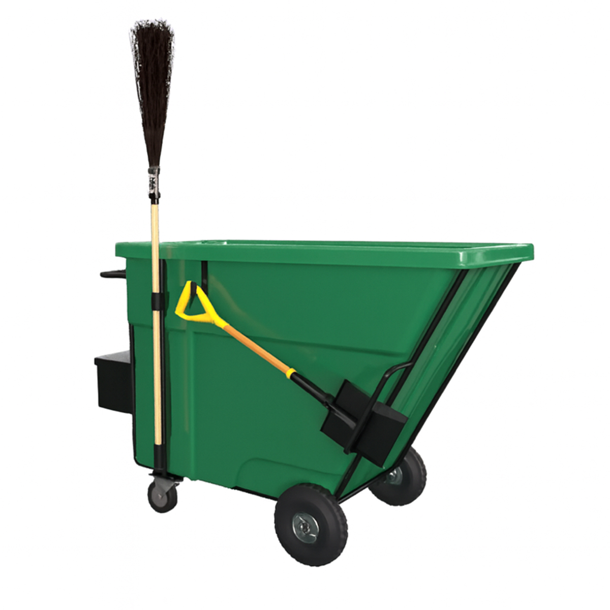 Barrendero Carro Recolector de Residuos 500 – Eficiencia y Capacidad para Limpieza Urbana