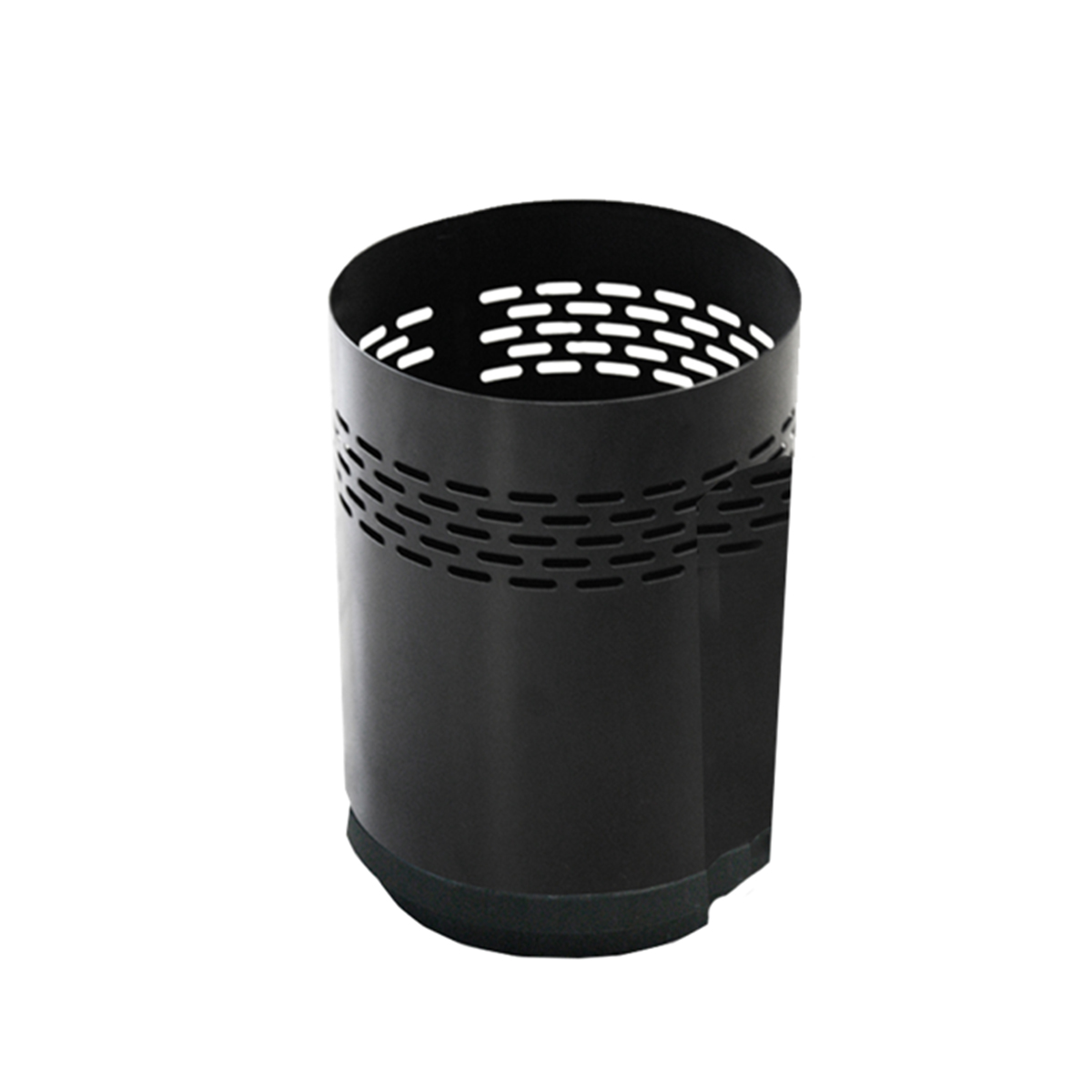 Cesto Papelero Punzonado Superior de Acero Inoxidable | 15 Litros